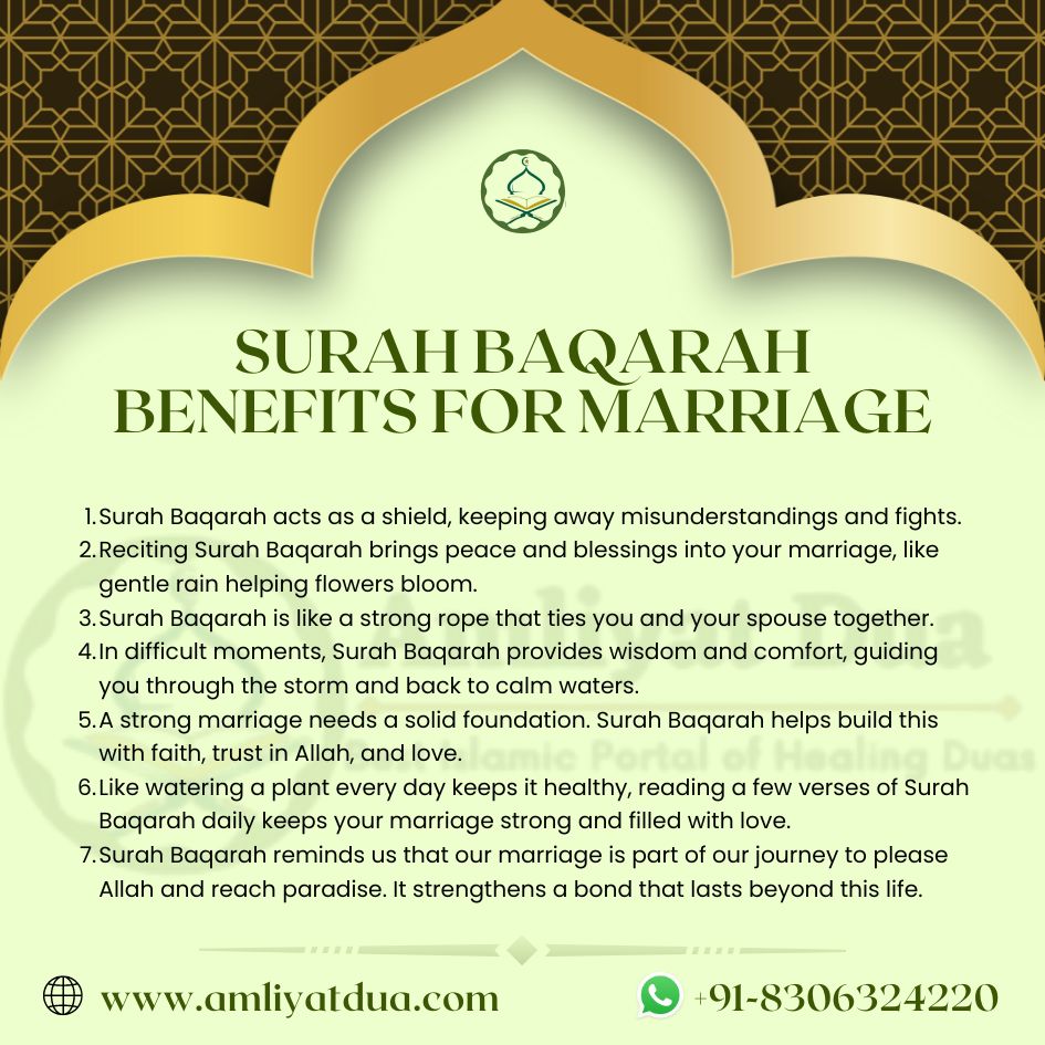 surah baqarah for marriage problems