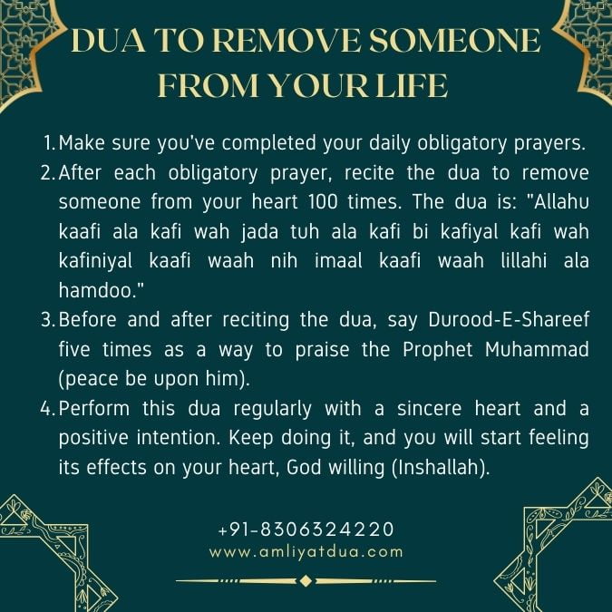 Dua To Remove Someone From Your Life