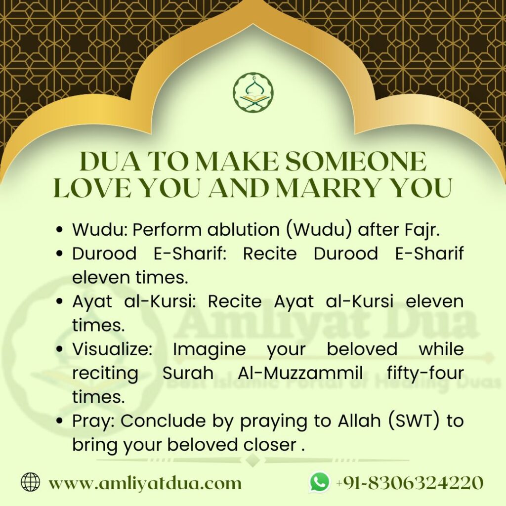 Dua to Make Someone Love You and Marry You