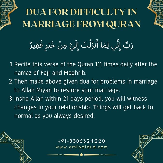 Powerful Dua For Marriage Problems (Difficulty In Marriage) - 2024